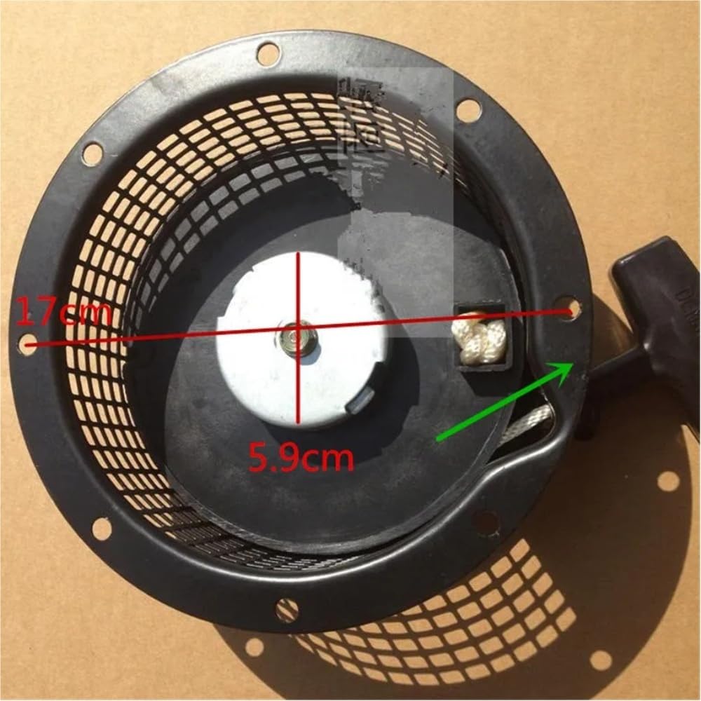 Cricchetto con piastra in acciaio for avviamento a strappo adatto for motore R EY28C a 4 tempi RGX3500 con impugnatura a strappo e maniglia di ricambio(Forward direction)