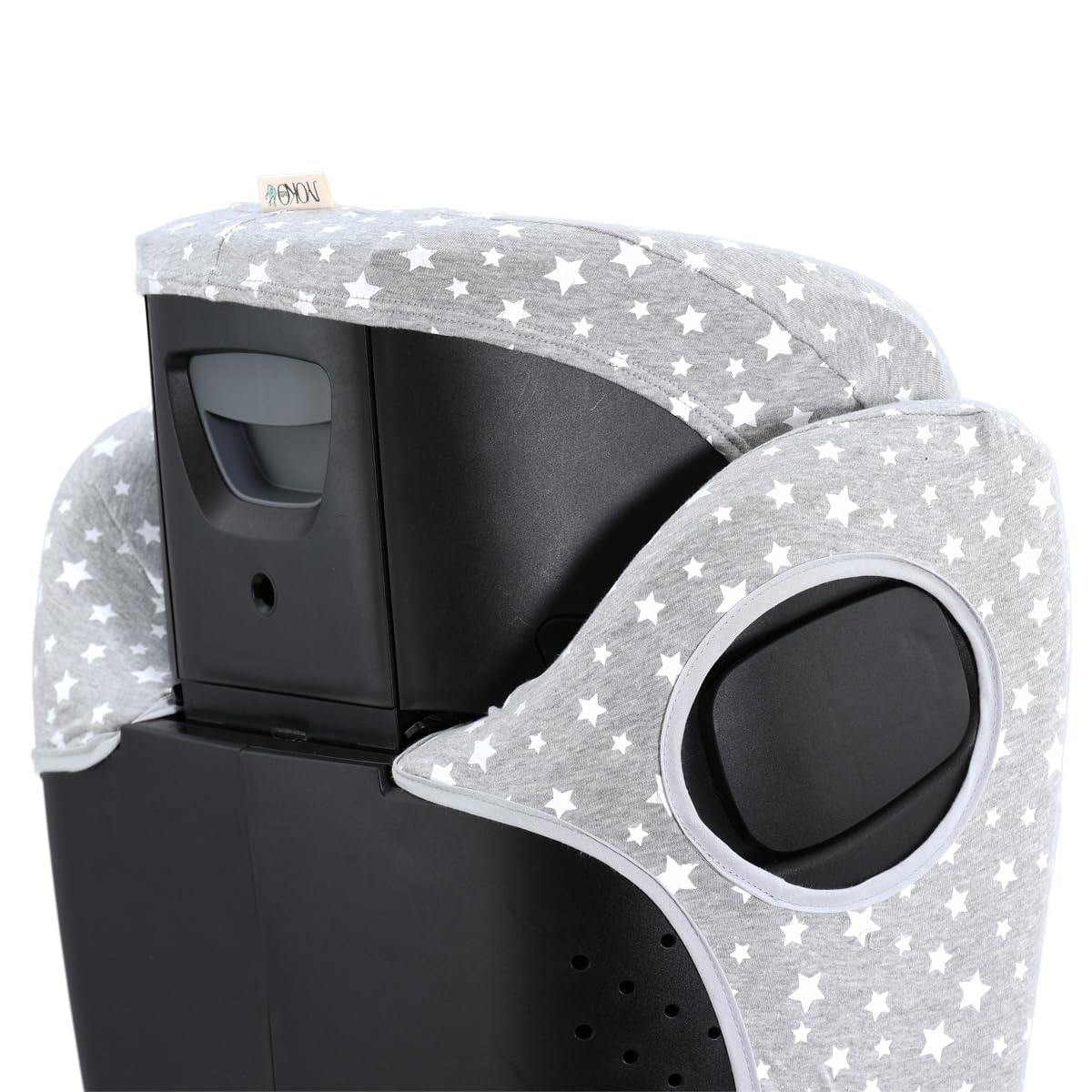 JYOKO KIDS Sitzbezug kompatibel mit Romer Kidfix (Romer Kidfix M I-SIZE, White Star)