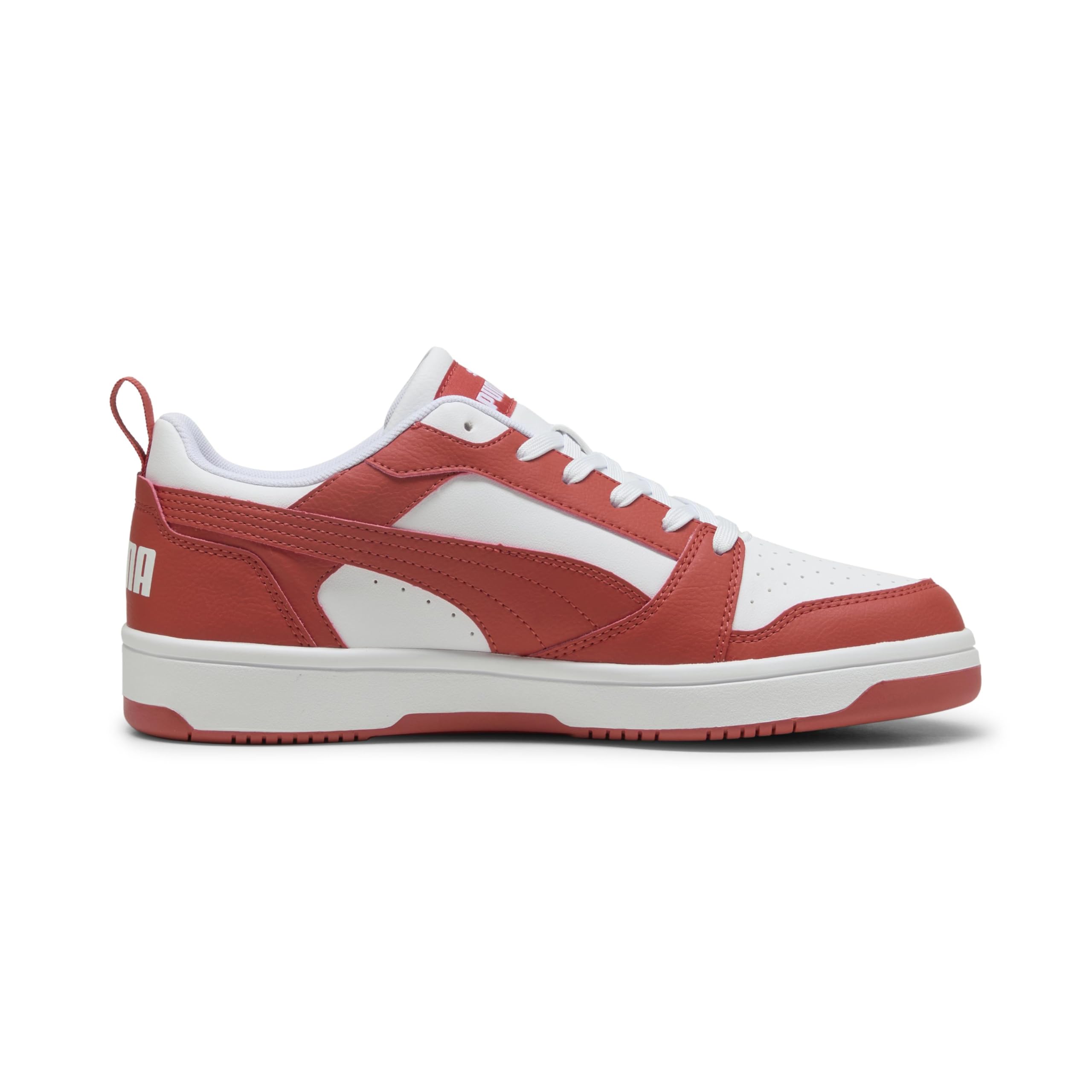 PUMA Rebound V6 Low Unisex Sneaker, Puma White Red Fire, 44.5 EU – Ansicht 5