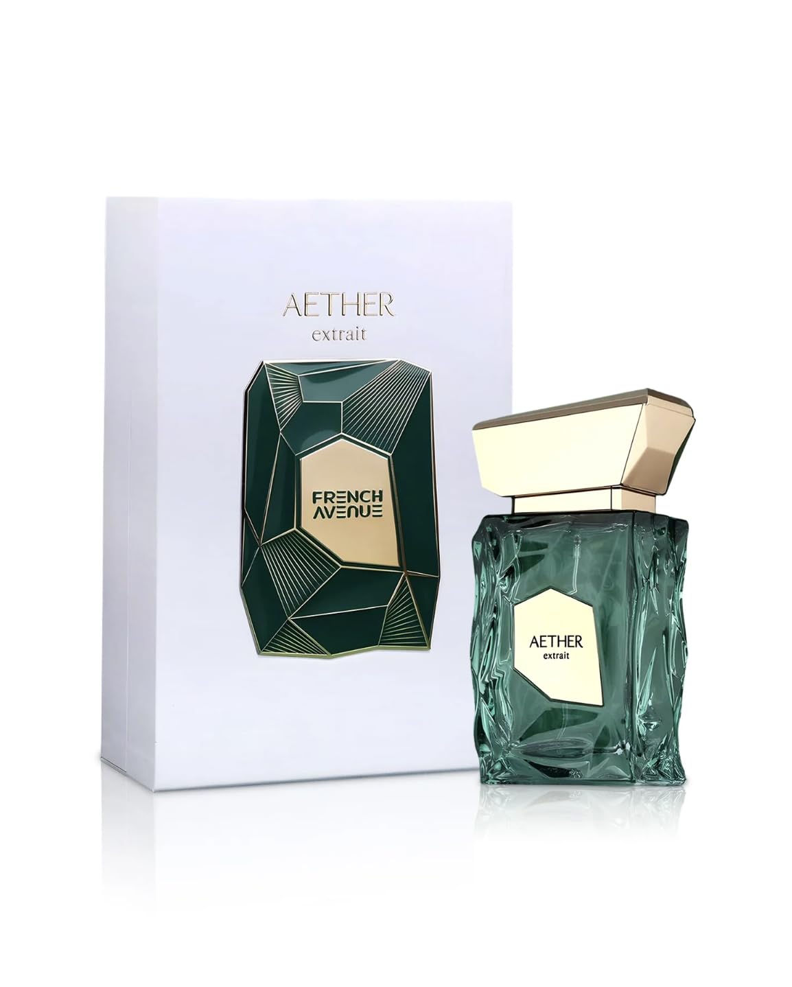 Aether Extrait de Parfum 100 ml, Perfume Árabe Unisex de Larga Duración, Incluye Atomizador Recargable 5 ml, Fragancia con Notas de Ámbar, Almizcle Blanco, Rosa y Vainilla (Aether Extrait)