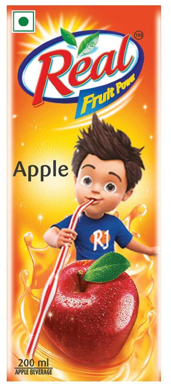 Real Fruit Power , Apple Juice – 180ml (Get 20ml free)-image-1