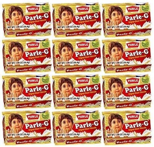 PONLEE Parle G Biscuits (56.4g, Pack of 12)