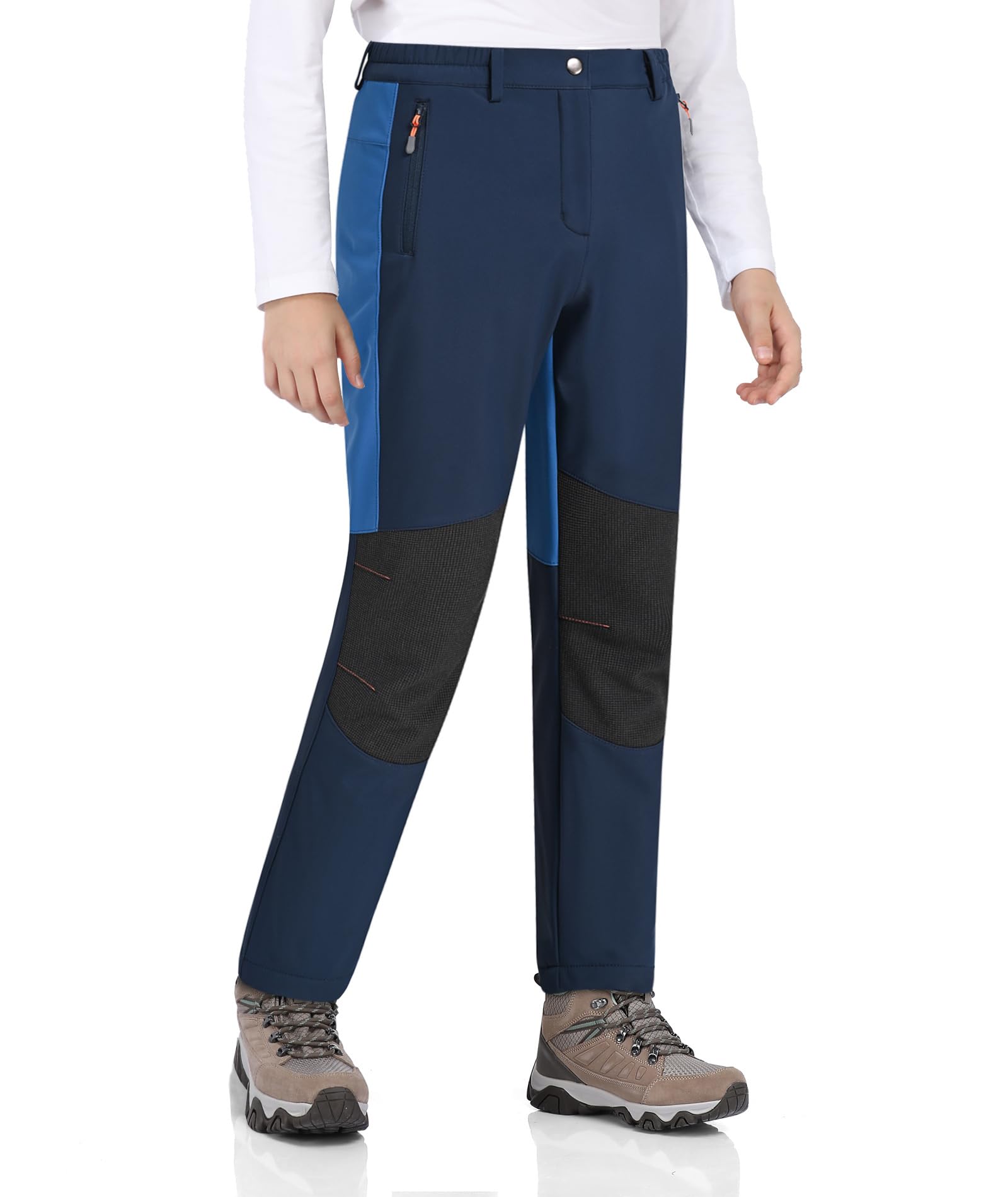 Zoofly Pantalon Ski Enfant Imperméable Chaud Fille Garçon Softshell