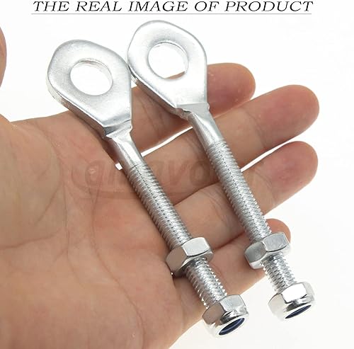 Miniatura 6 de Ajustador de eje de cadena de 0.4 pulgadas, accesorios para motocross TAOTAO 50cc 70cc 90cc 110cc 125cc 250cc ATV Quad Dirt Bike. 2 uds.