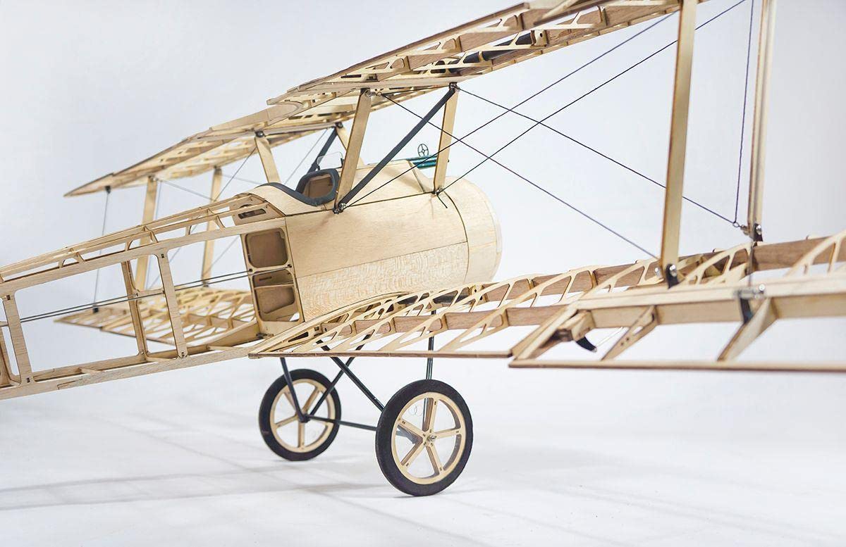 Torcster 215351 Sopwith Camel 1200mm Holzbaukasten Brushless Flugzeug Neuheit 2022 Balsa Modellflugzeug für RC Bausatz DIY, gelaserte Balsa Sperrholz Holz Bauteile Holzmodell Flugzeug