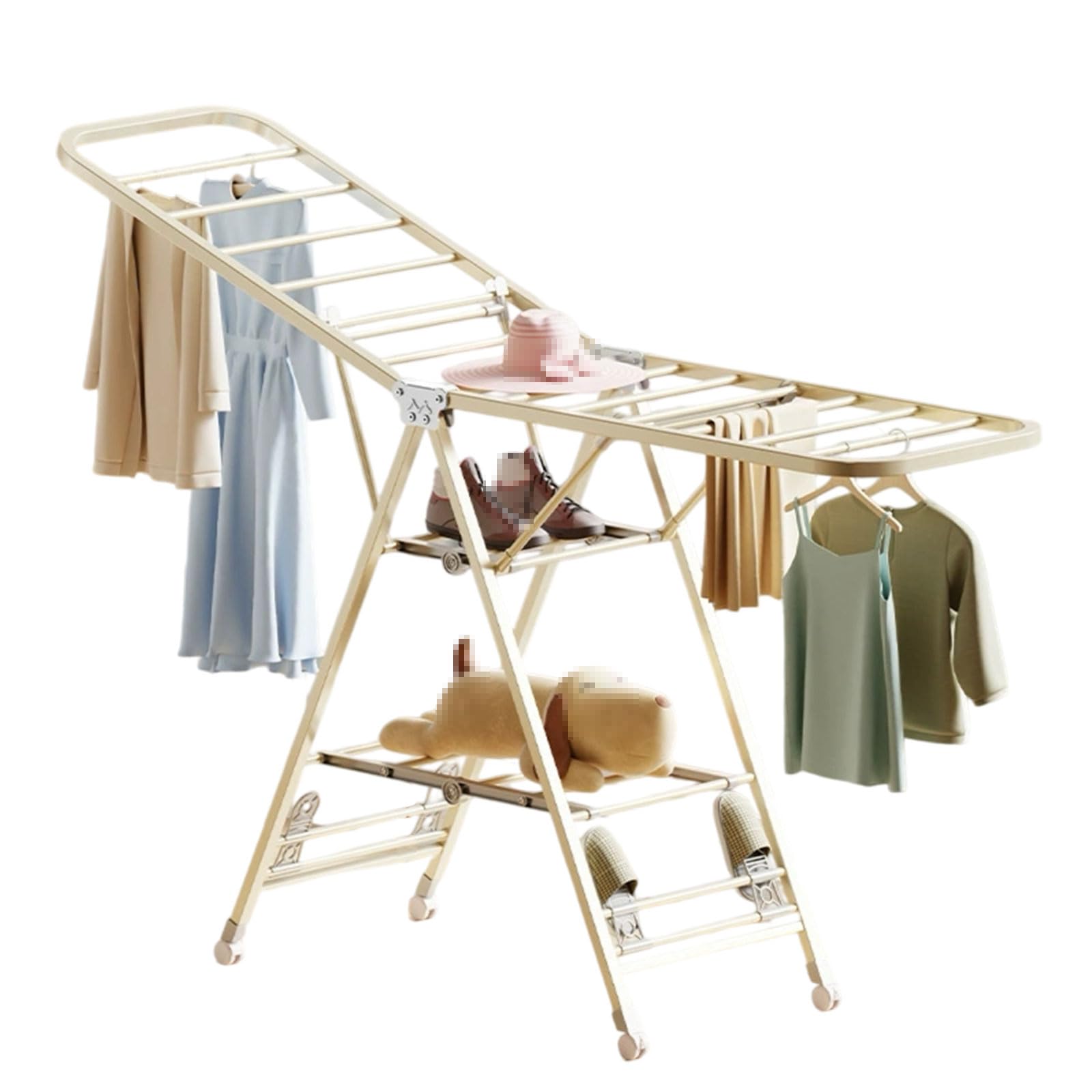 Étendoir à linge pliable pour balcon et chambre : séchage gain de place