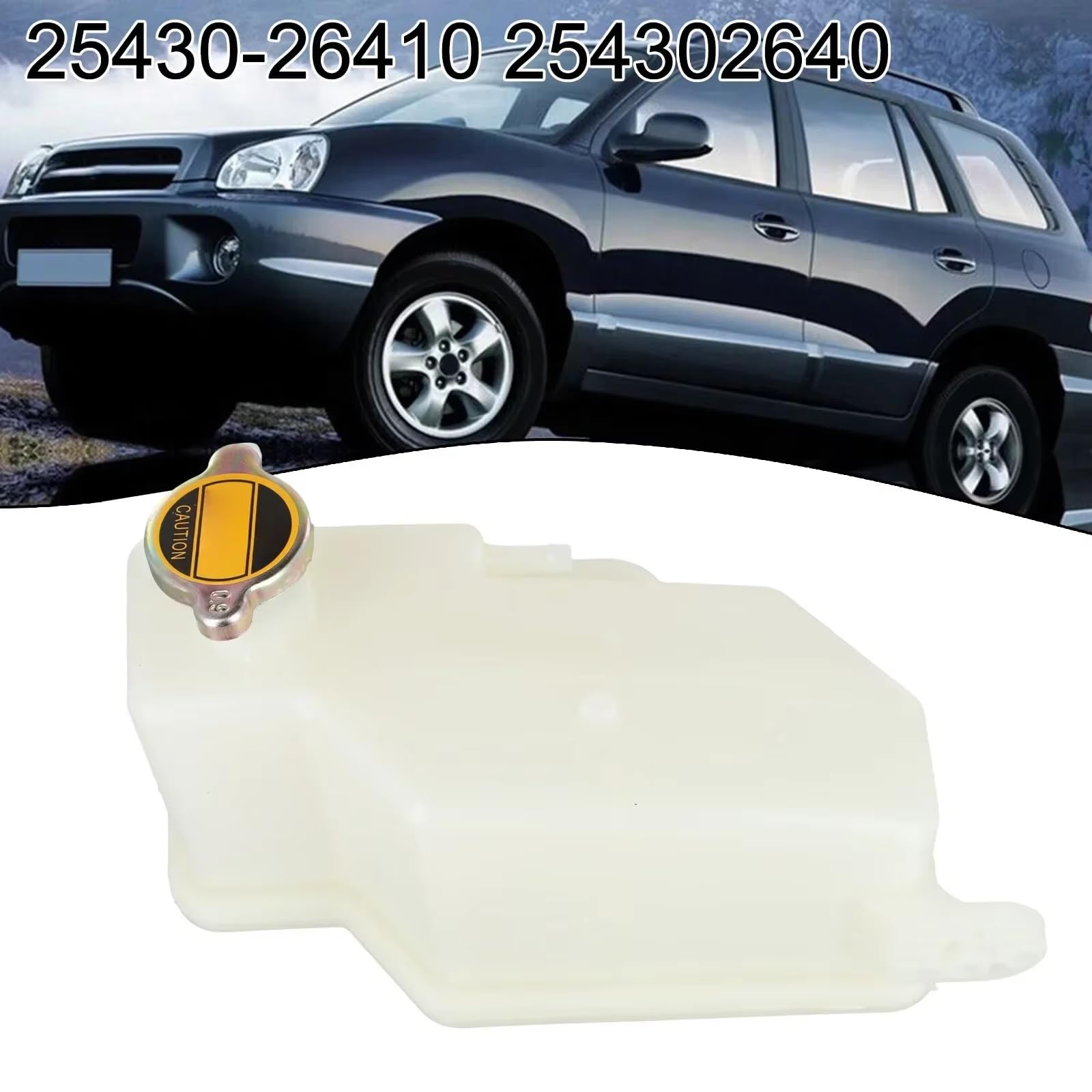 Refrigerante Vaschetta Compatibile Con Hyundai Per Santa Fe 2000 2001 2002 2003 2004 2005 2543026410 Serbatoio Di Espansione Del Liquido Raffreddamento Motore Dell'auto