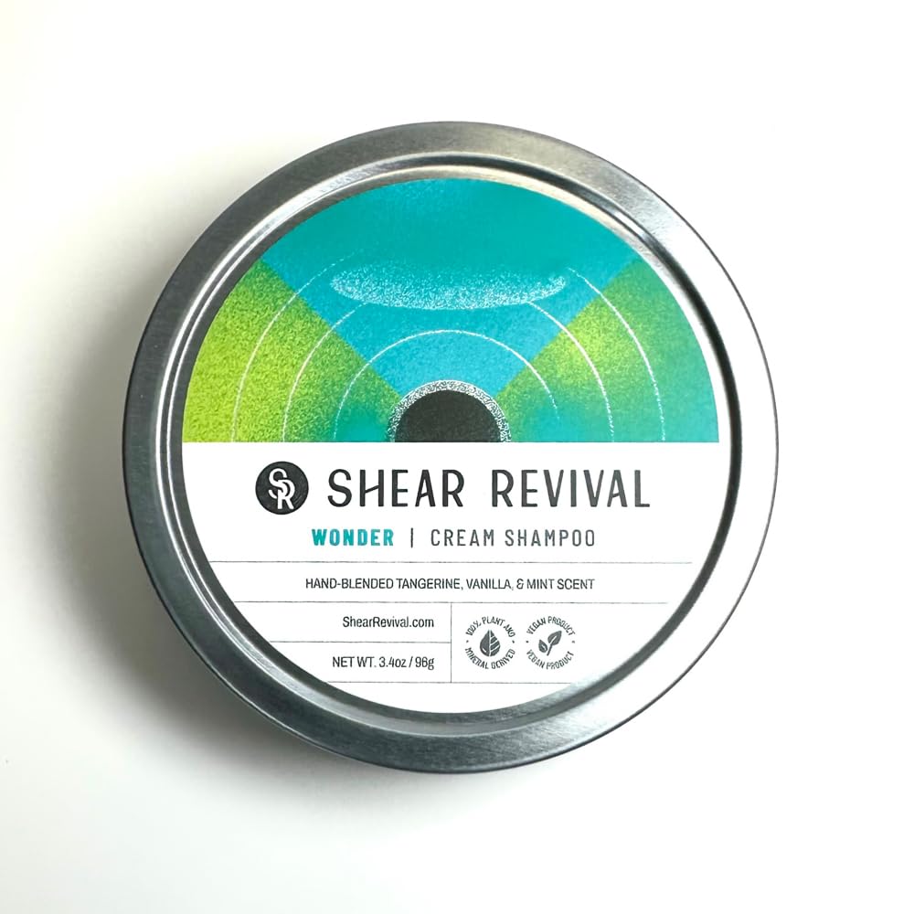 Shear Revival Wonder Shampoo for Men Women - Cleanse and Conditions Hair and Scalp All Natural Sulfate Paraben