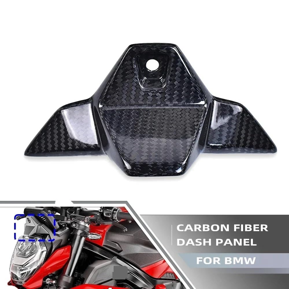Pasuje do S1000R S1000 R 2021-2024 reflektor z włókna węglowego mała osłona przedni reflektor owiewki górny panel wykończeniowy Aerodynamiczne Winglety Motocykla