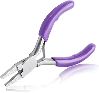 SPEEDWOX Mini Flat Nose Pliers for Jewelry Making Tools Jewelry Pliers for Jewelry Making Jewelry Tools Mini Pliers Small Pliers Soft Jaw Pliers Flat Nose Pliers Jewelry Making Pliers Duckbill Pliers