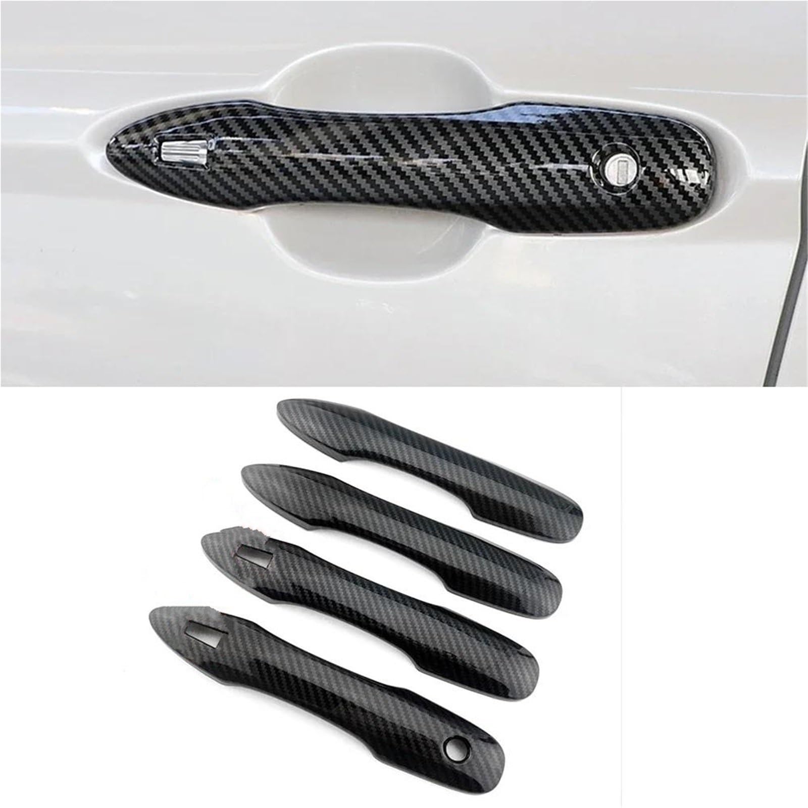 Nmjlqw Style 2 Car Exterior Door Handle Cover Replacement Parts For Toyota For Corolla 2019-2024(Style 2)