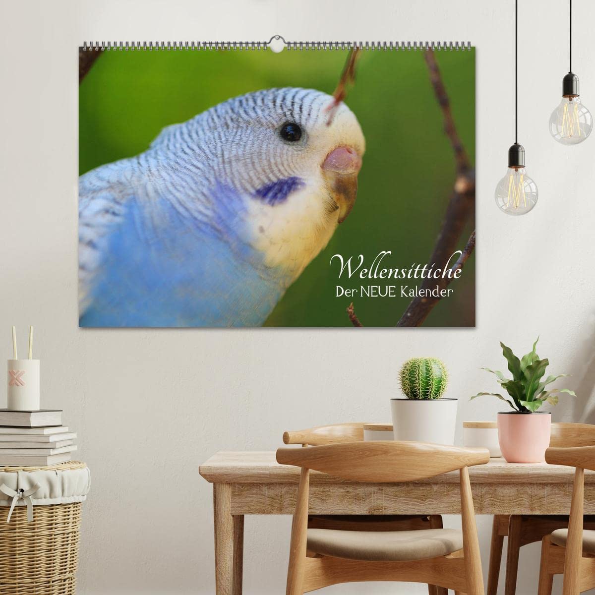 Wellensittiche - der NEUE Kalender (Wandkalender 2026 DIN A2 quer), CALVENDO Monatskalender: Ein prachtvolles Titelbild und zwölf herzergreifende ... zu einem wahren Hingucker! (CALVENDO Tiere)