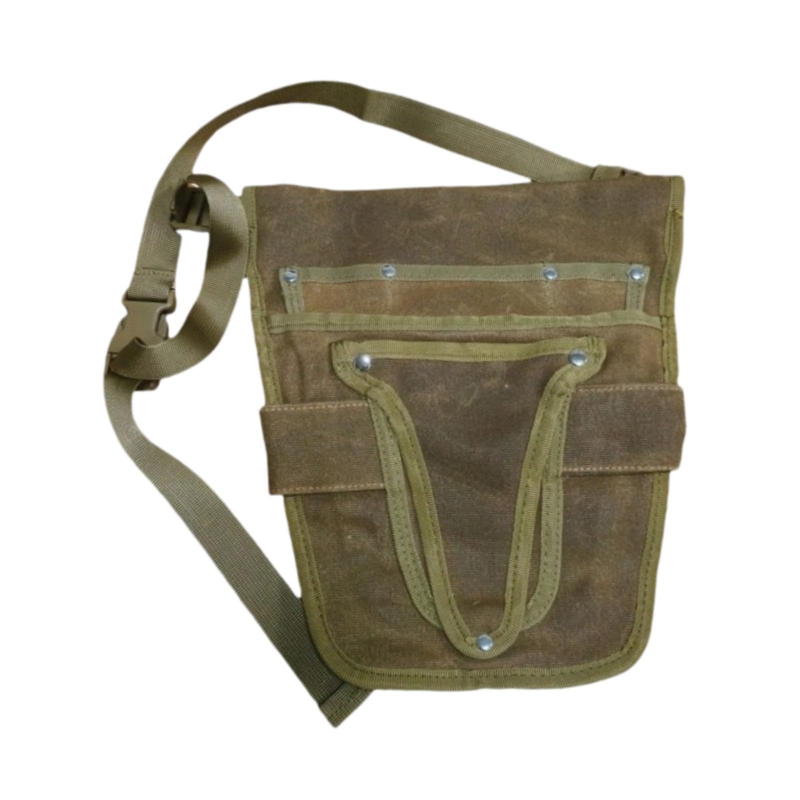 Ceinture porte-outils de jardin en toile de qualité supérieure pour charpentiers et artisans