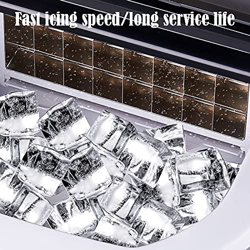 MHGD Kompakte Eismaschine, selbstreinigend, Eismaschine für die Arbeitsplatte, tragbarer Eiswürfelbereiter, einfach zu… – Bild 8