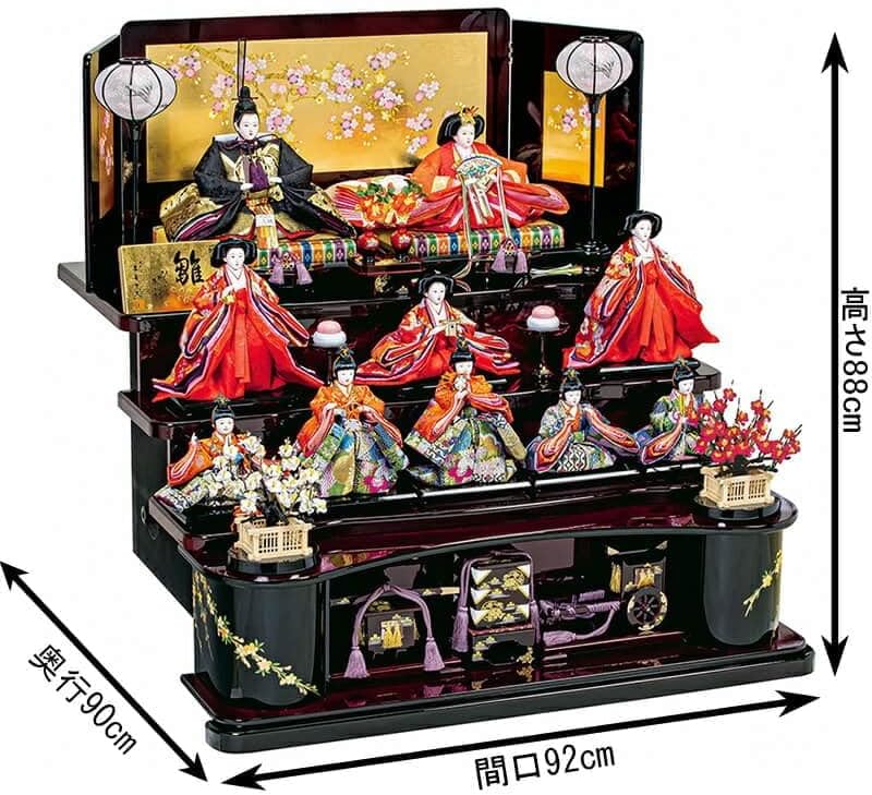 雛人形＜平安寿峰作・京人形＞西陣｜ひな人形 | 【公式】人形のはな