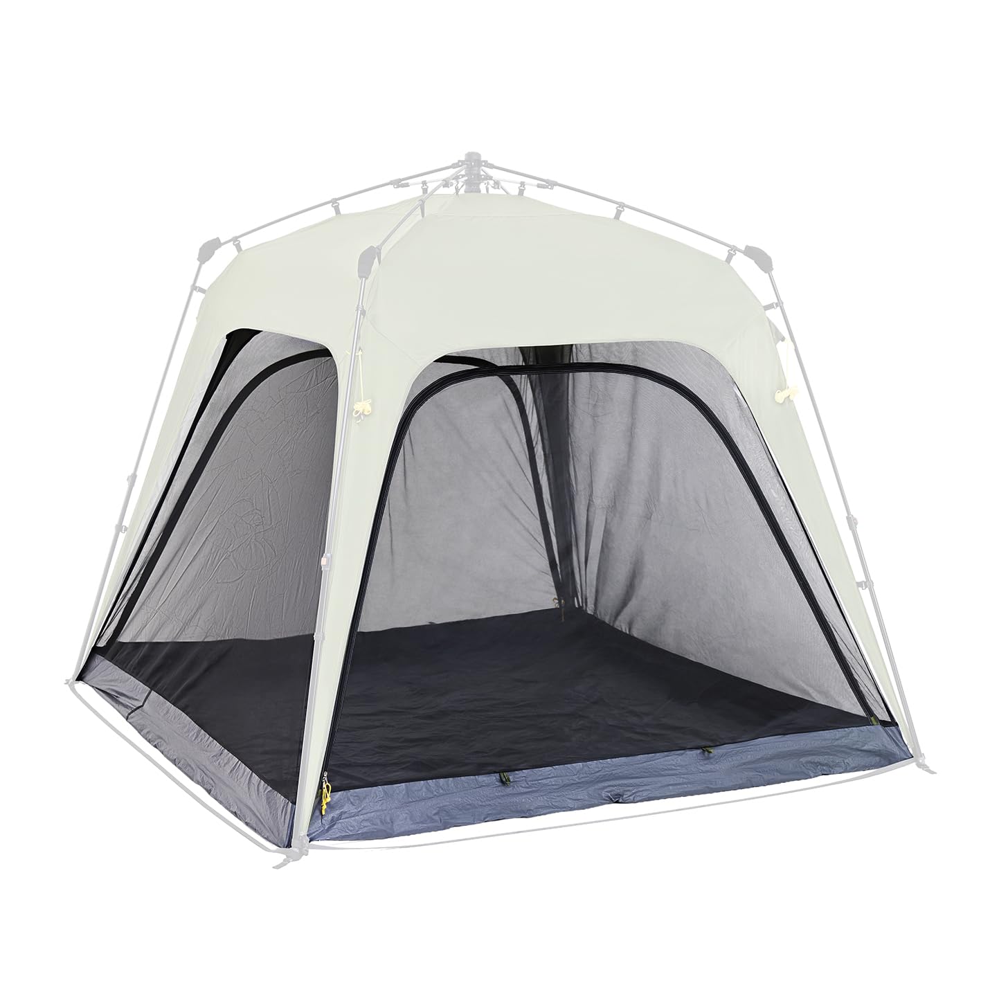 Where Tomorrow Moustiquaire pour tonnelle Pop-up 190-230 cm - Protection Contre Les moustiques et Les Insectes avec Fond et Fermeture éclair pour tonnelle de Jardin - avec piquets et Sac - pour