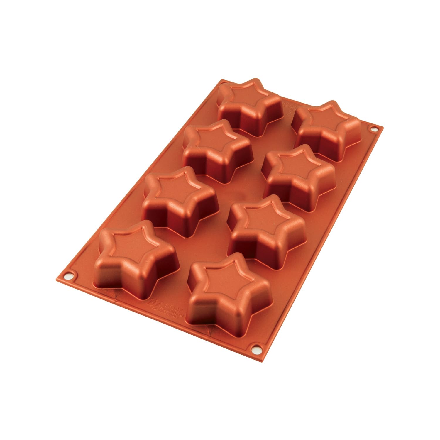 Silikomart - SF107 - Silicone Mould No. 8 Stars, Gold