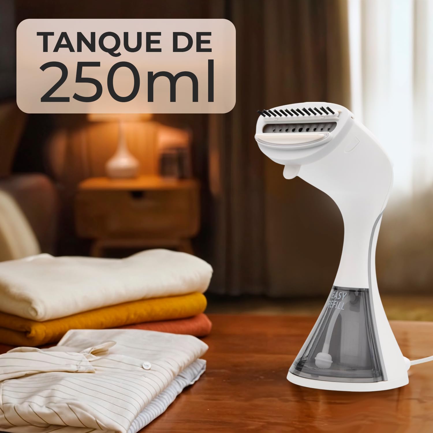Sogo Plancha Vertical de Vapor Portátil Iron Force con Potencia 2000-2100W – Plancha Ropa Vertical con Accesorios de Cepillo y Medidor - Plancha de Vapor Vertical con Vapor Ajustable y Luz Indicadora