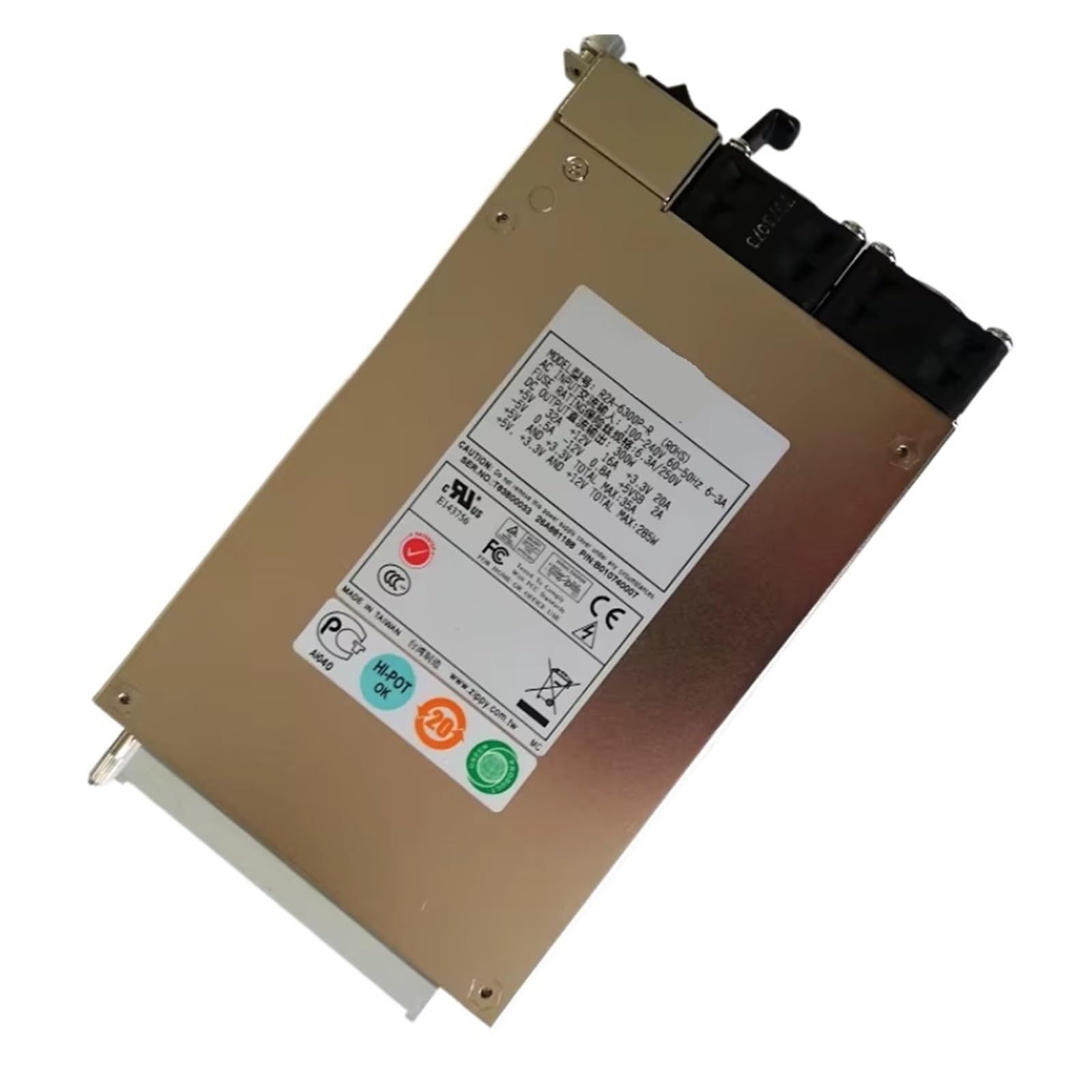 CLBSWYEJK R2A-6300P Server Power Supply 300W