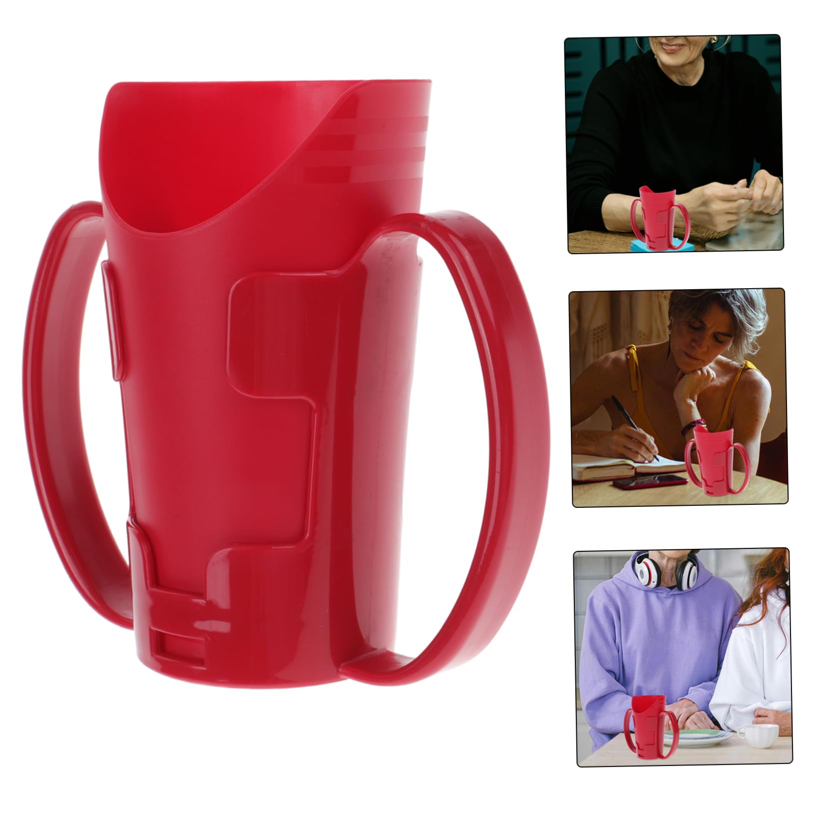 FRCOLOR 3 Uds Taza Para El Cuidado De Personas Mayores Taza A Prueba De Asfixia De Agua Para Pacientes Discapacitados s Para Pacientes Discapacitados Para Beber De