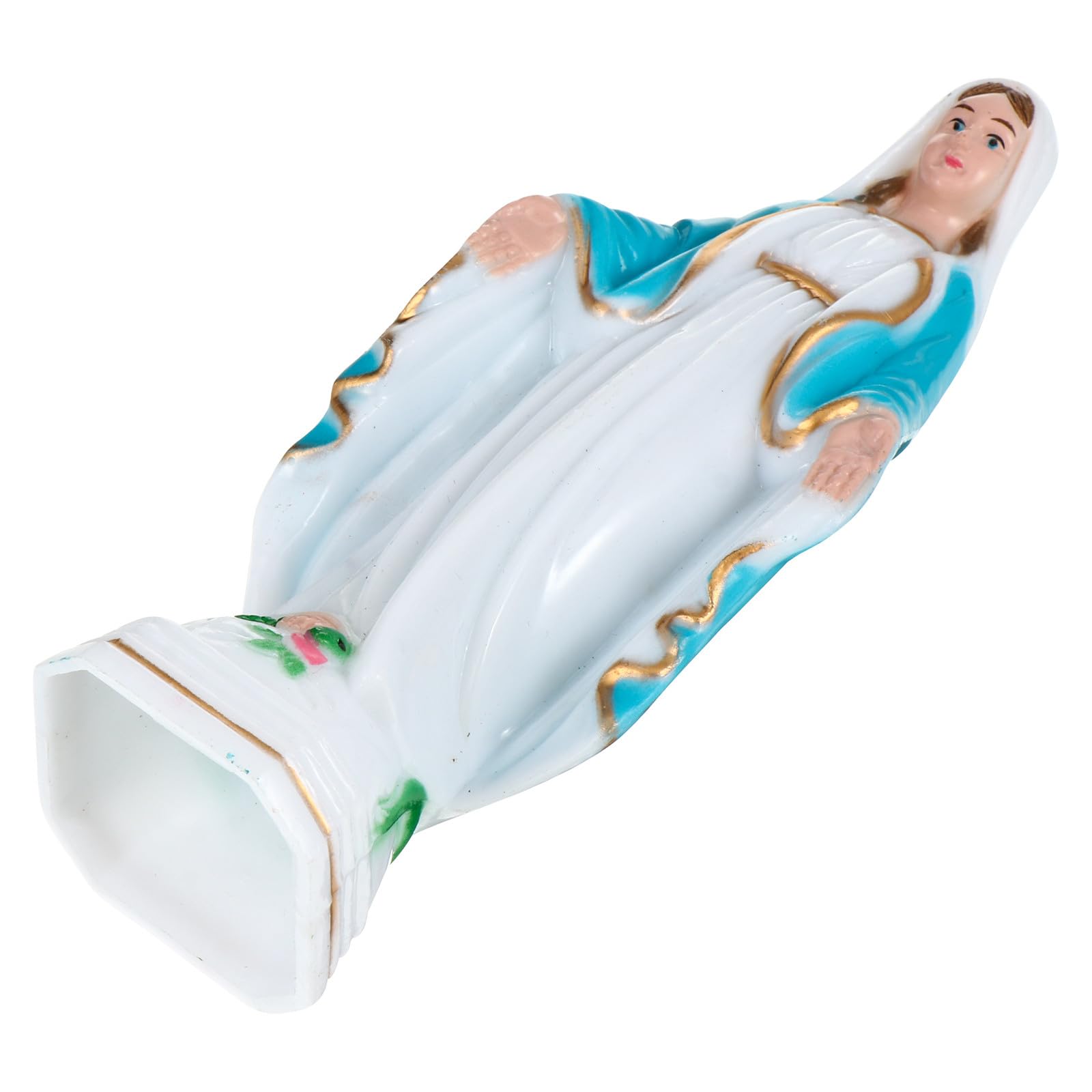 Vierge lumineuse statue religieuse plastique ornement d&eacute;coration GANAZONO