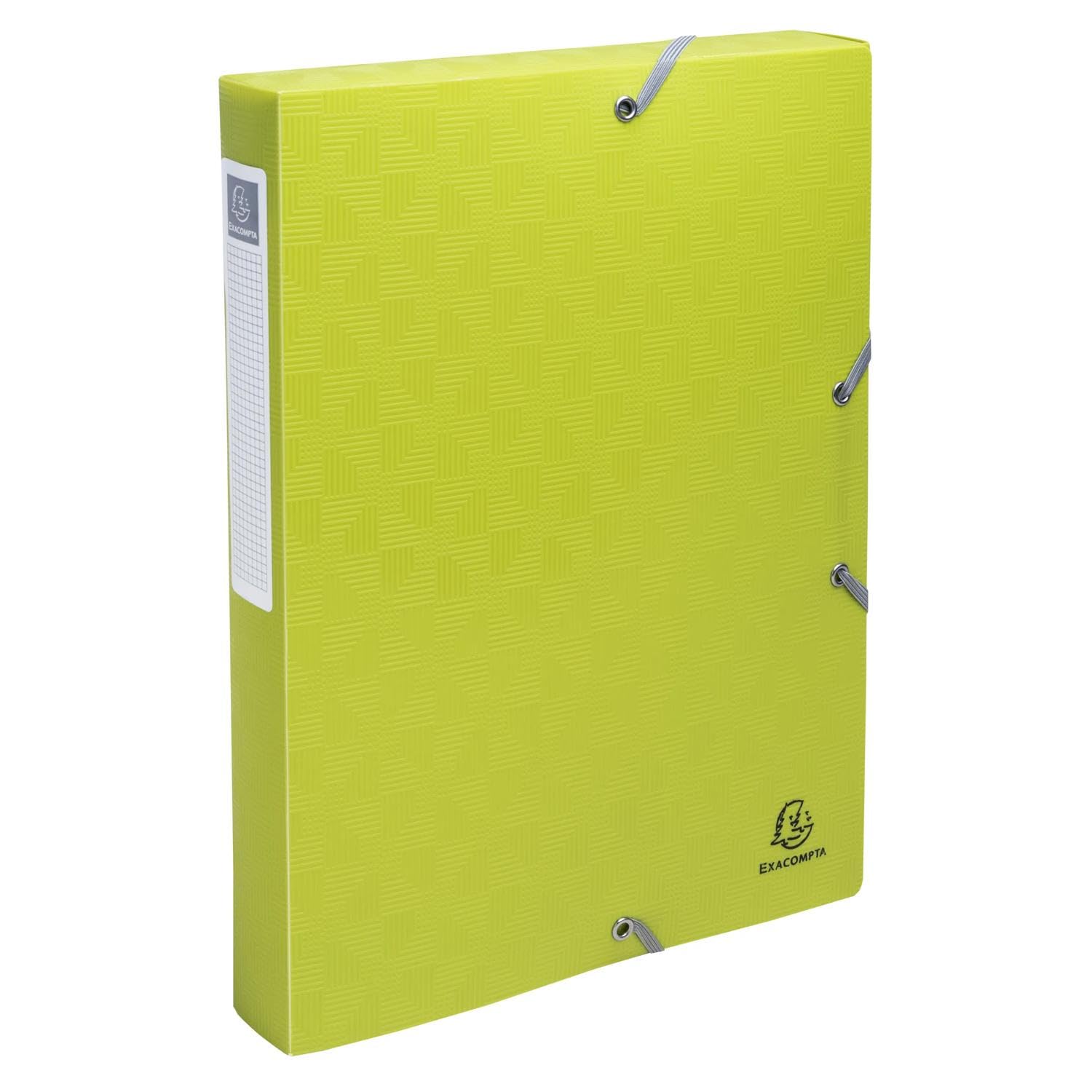 Exacompta 8 scatole archivio PP Pop'N Co con elastici A4 dorso 4 cm