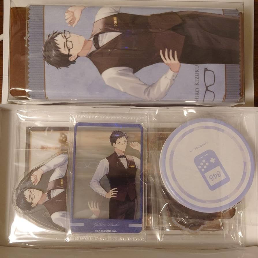 Amazon.co.jp: にじさん 執事眼鏡 社築 モデル グッズセット