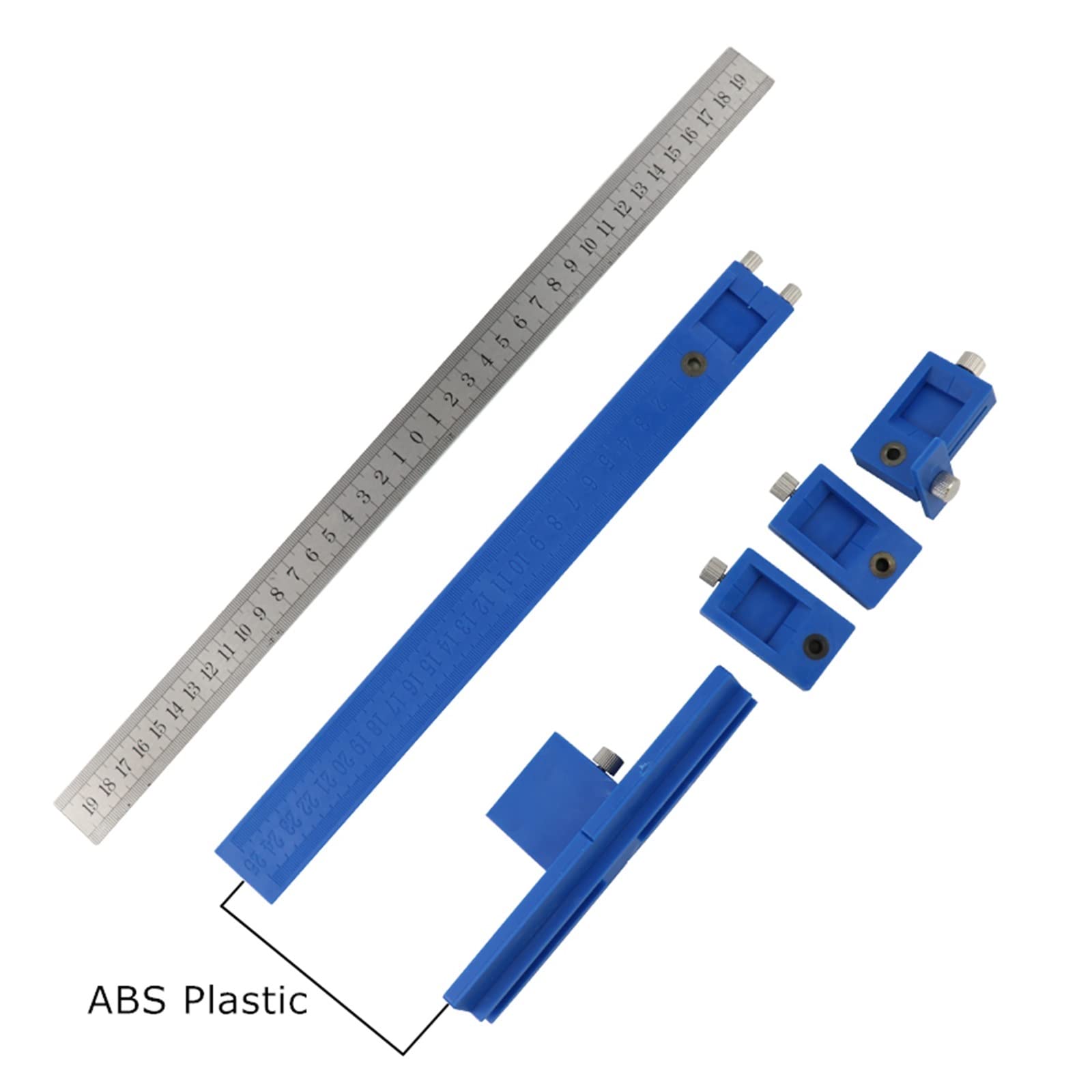 Okucia do szafek Jig wiertło naprowadzające tuleja dziurkacza lokalizator Jig Set wiercenie w drewnie otwór na kołki drzwi meble pozycja szuflady narzędzia(Aluminum alloy)