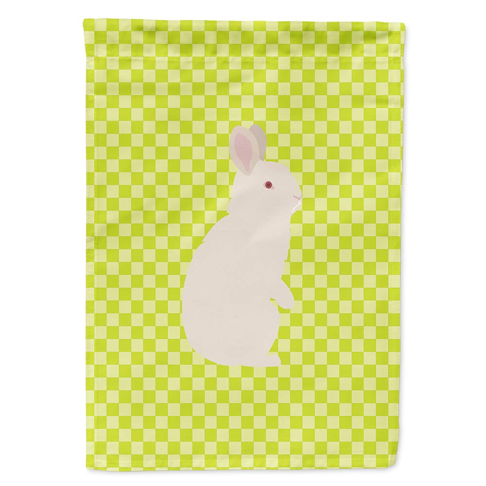 Lapin blanc de Nouvelle-Zélande drapeau de jardin pour embellir votre entrée