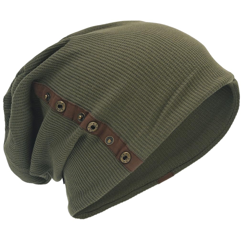 Gorro de punto holgado para invierno, cálido y suave para clima frío
