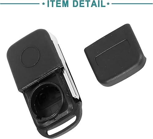 Miniatura 7 de ACROPIX Funda de repuesto para llavero sin llave para Mercedes-Benz ML320, 1 unidad, color negro