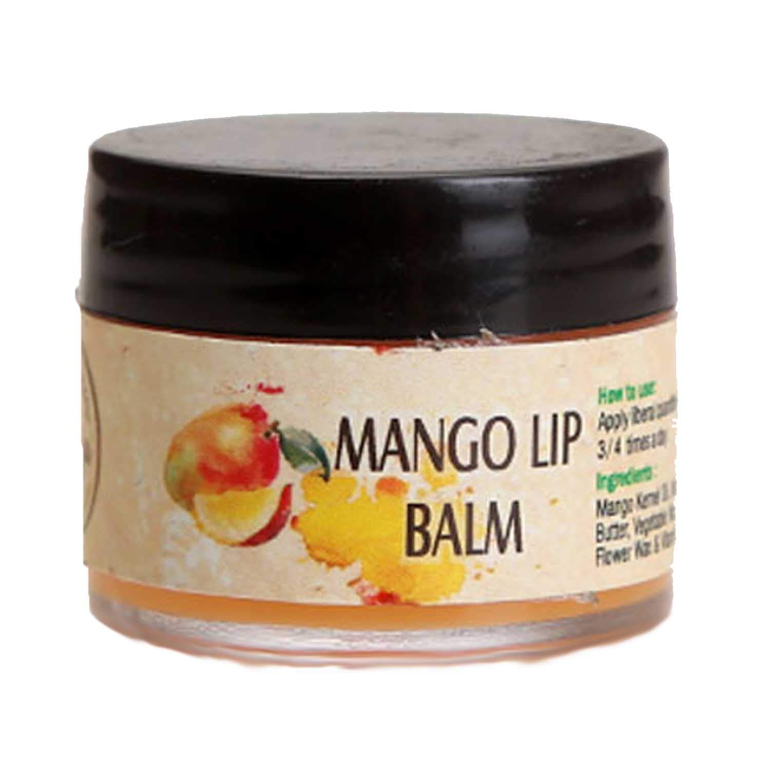 Urvija Mango Lipbalm|Luscious Lip Balm with Mango Butter|Certified palm oil free, Vegan & Chemical free| (Pack of 1x15 gm)