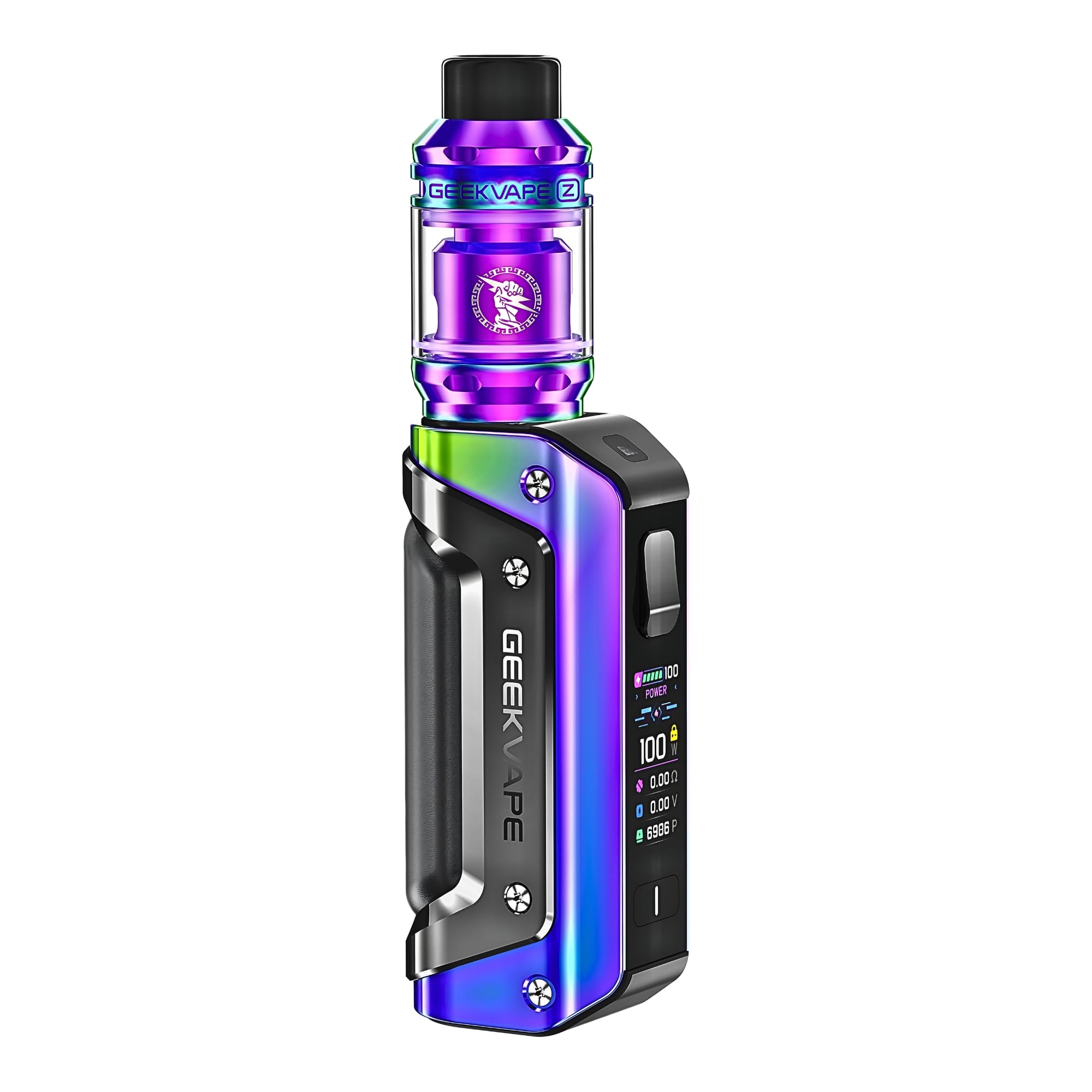 GEEKVAPE Aegis Solo 3 [Built-In] Vape Kit - E-cigarette Starter Vape Kit, Long Lasting 3000mAh Battery, 100w, Threaded 510 Connection, Multiple Modes, IP68 Rating, USB Type-C, No Nicotine (Rain Bow)