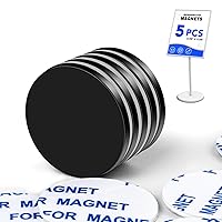 Vista 22 de LOVIMAG Imanes de disco de neodimio superfuertes, potente imán de tierras raras con adhesivo de doble cara para nevera, bricolaje, construcción