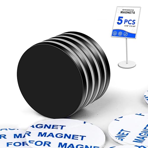 Miniatura 20 de LOVIMAG Pequeños imanes de disco de neodimio, imán de tierras raras con adhesivo de doble cara para nevera, bricolaje, construcción, científico