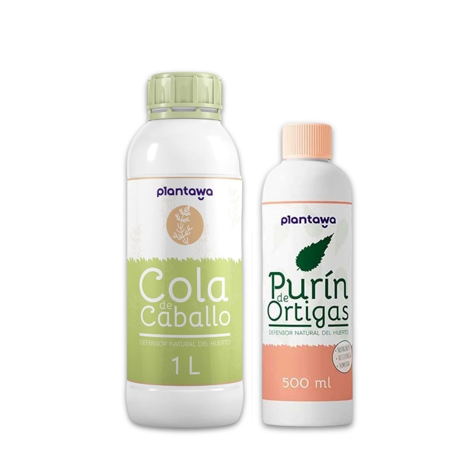 Purin d'Ortie 500mL et Extrait de Queue de Cheval 1L - LE PLUS CONCENTRÉ - Fournit du fer et des nutriments essentiels - Amélioration des défenses naturelles des plantes - Produit par décoction et