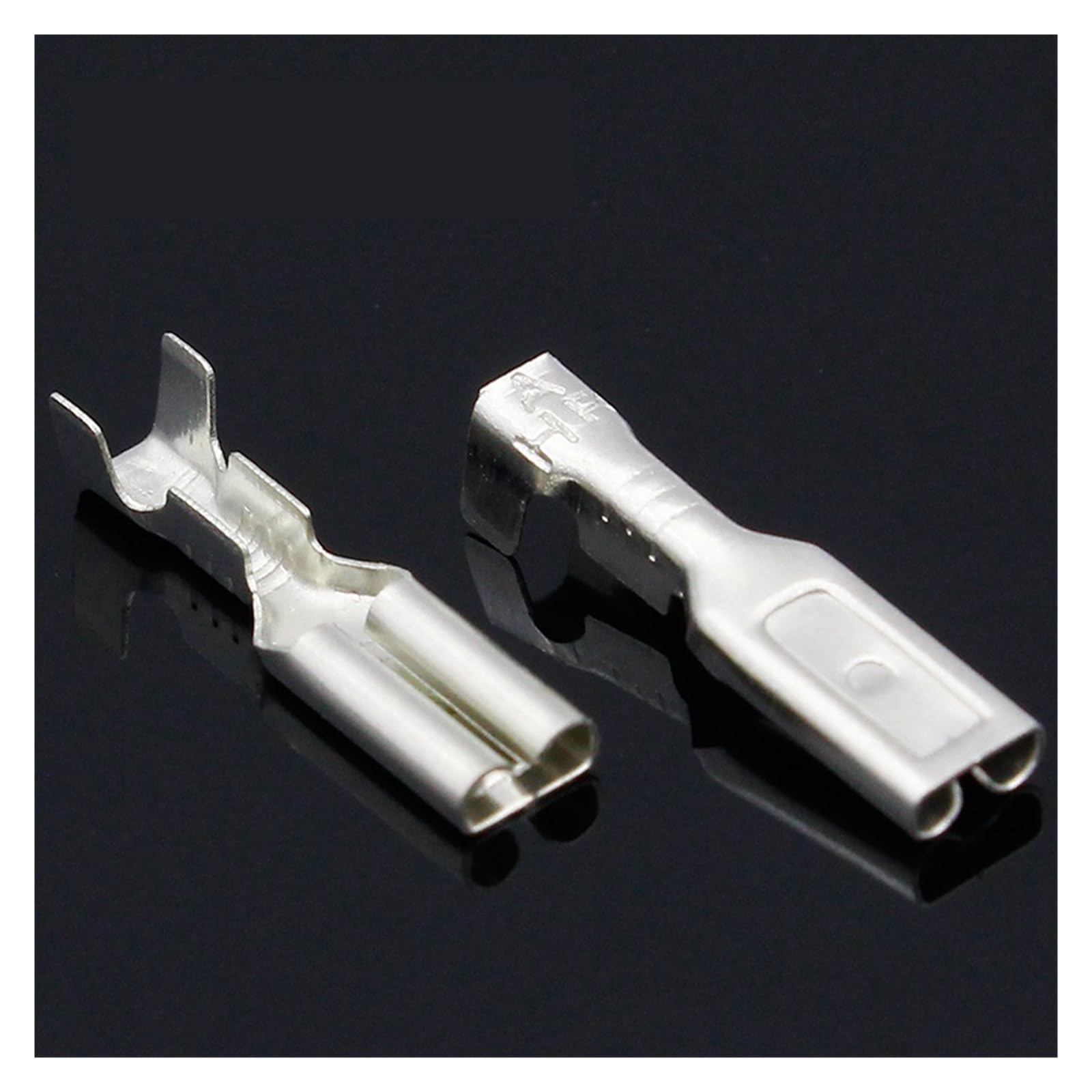 REIUAFWYGV 100pcs, 2.8mm Crimp Terminal Female Spade Connector