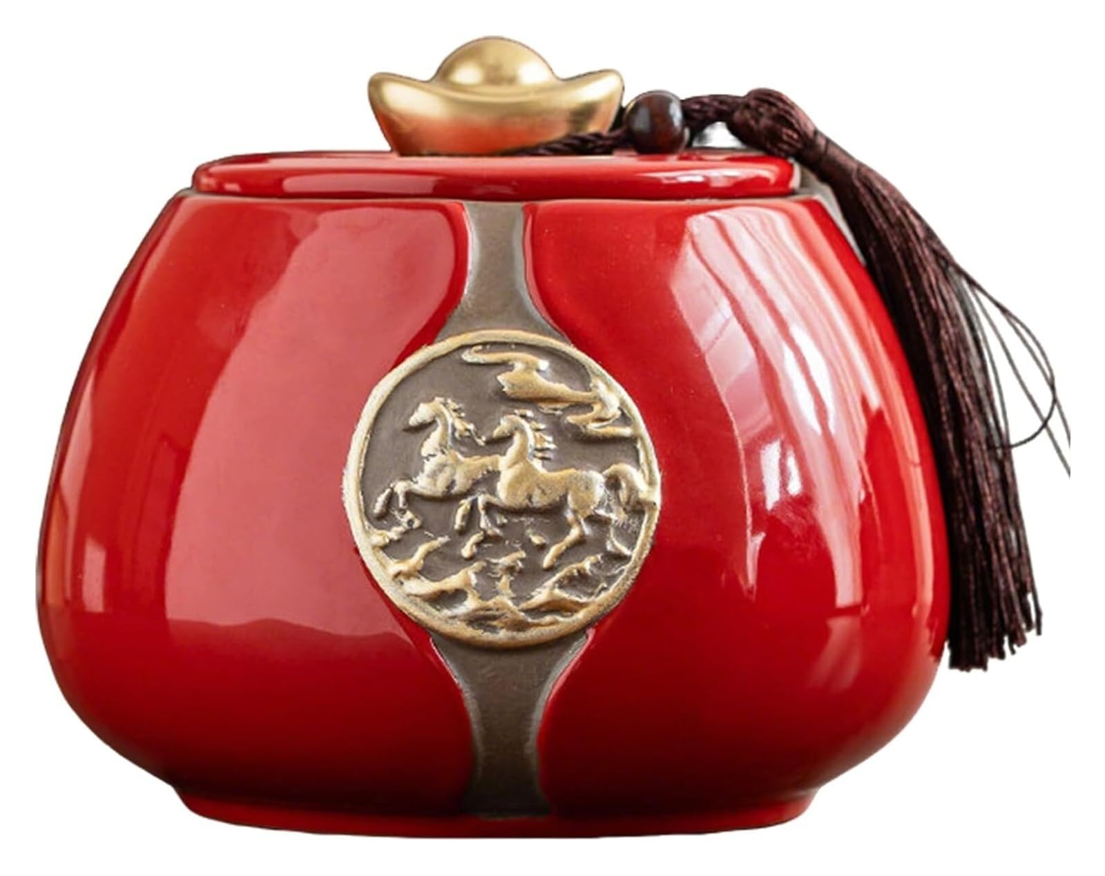 DQZRTUECA Ceramic Storage Jar Airtight Lid
