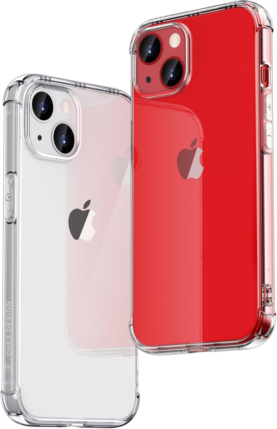 ONES iPhone 15Plus 用 ケース HD超透明 360°エアバッグ 半密閉音室 画面・レンズ保護 滑り止め