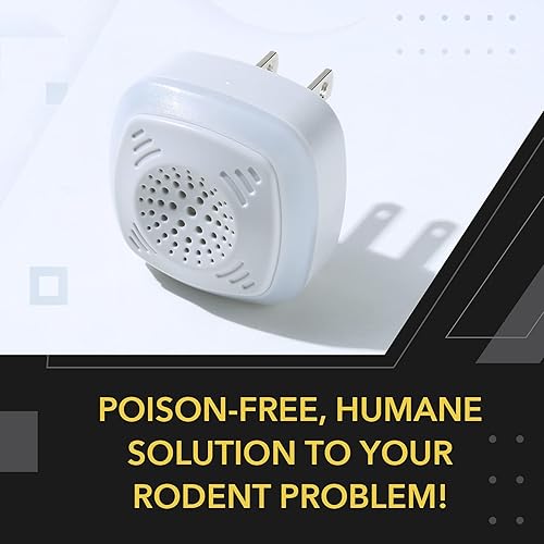 Miniatura 7 de OWLTRA OW-5 - Repelentes ultrasónicos de roedores, paquete de 4, repelen eficazmente los roedores mientras que son 100% silenciosos y seguros para