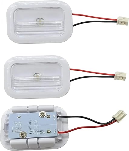 Miniatura 6 de Luz LED para refrigerador Whirlpool kenmore kitchenaid maytag W10843353, W11205083, W10695459, reemplazo de montaje de módulo de luz LED (2)
