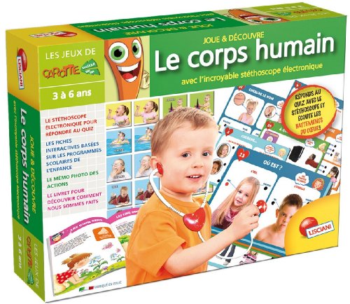 Jeu éducatif le corps humain Lisciani F42180, le cadeau scientifique idéal
