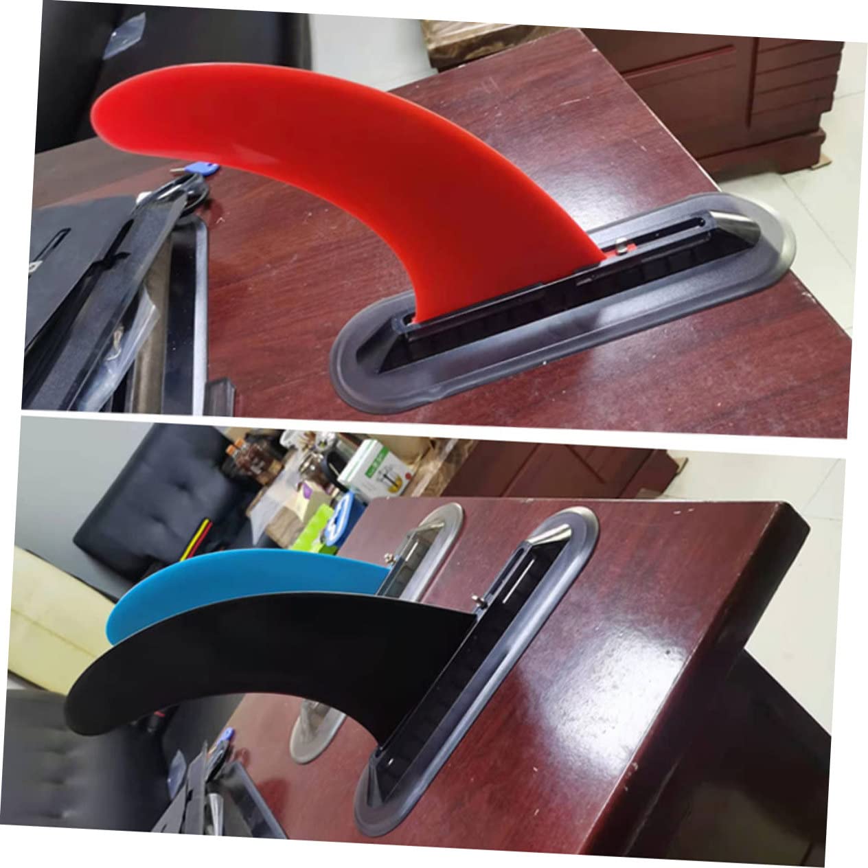 KOMBIUDA 2piezas Aletas Portátiles para Tabla De Surf De Aletas De Ángulo Accesorio Económico para Deportes Acuáticos