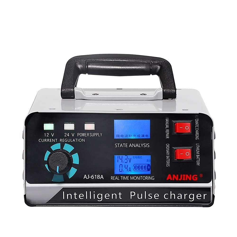 Booster Avviamento Auto 1. 2V / 24 V. Caricabatterie intelligente Caricabatteria Automotive Caricabatterie Manutentore 400Ah Caricabatterie per rivolo per auto camion motocicletta Carica Batteria Per
