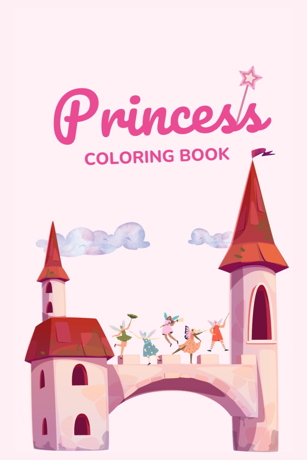Princess Coloring Book Ages (3-7 yrs old)