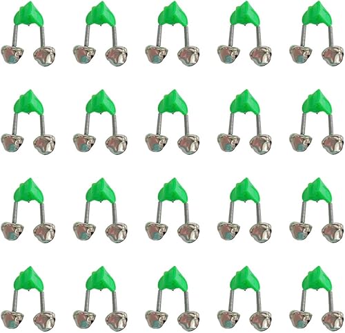 Campanas de alarma de caña de pescar de plástico, campanas de pesca, campanas de caña de pescar, clips de campana de pesca de plástico, campanas de