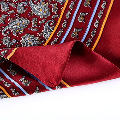 Yangtzestore Charmeuse Satin Silk Scarf For Men thumb #6