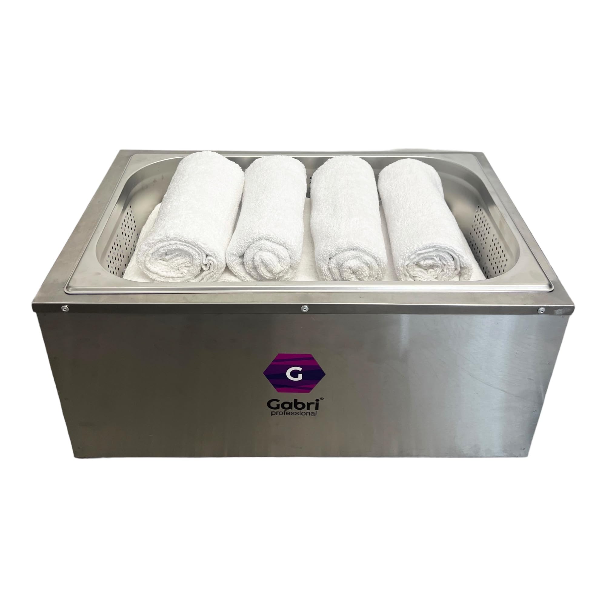 Gabri Electric Hot Towel Warmer with Drain Tap - Professional Steriliser Bucket for Salon, Barbershop, Spa, Gym, Hairdresser - 12 Towel Capacity Wet Heat Cabinet (Towel Warmer)