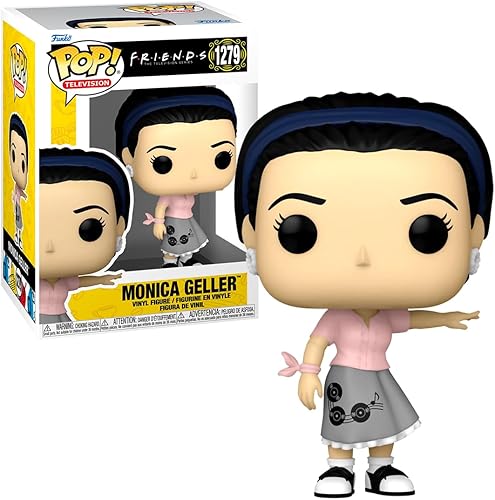 Miniatura 1 de Funko POP! TV: Friends - Camarera Monica Geller - 1/6 probabilidades para variante de persecución rara - Figura de vinilo coleccionable - Idea de