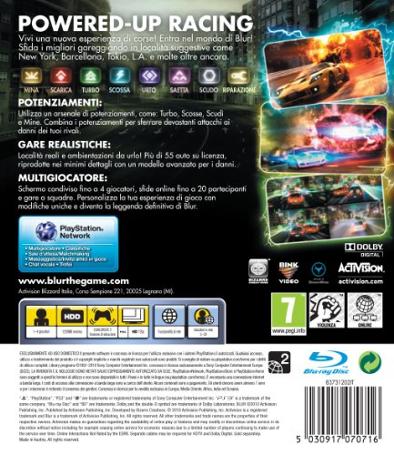 Jeu Blur sur PS3 : course automobile arcade en édition originale Playstation 3